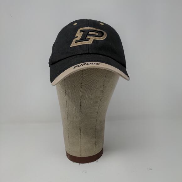 Captivating Silver Series Purdue Boilermakers Slideback Hat Embroidered OSFA - Picture 2 of 12